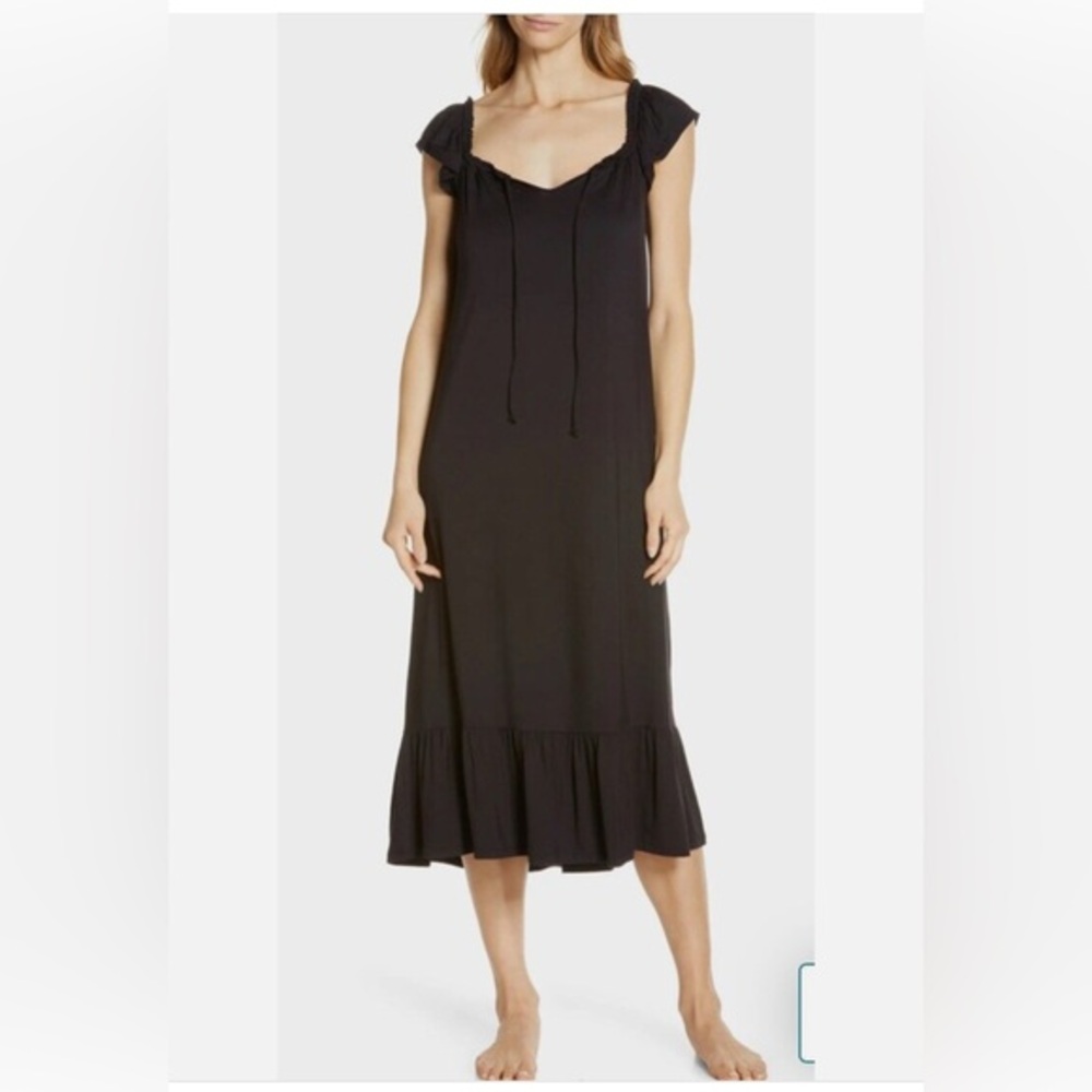 Nordstrom Black Ruffled Maxi Dress | NWT
| Size Medium